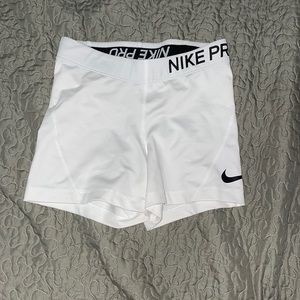 XS white nike pros